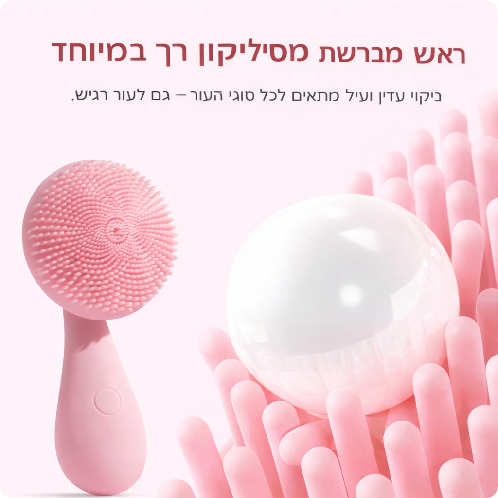 DeepClean Pro מברשת פרימיום אולטרסונית מתקדמת לניקוי עמוק