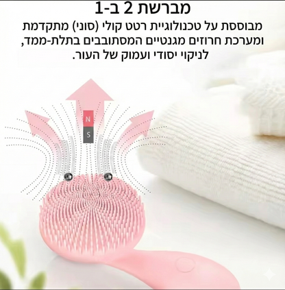 מברשת ניקוי הפנים - טכנולוגיה אולטרה־סונית