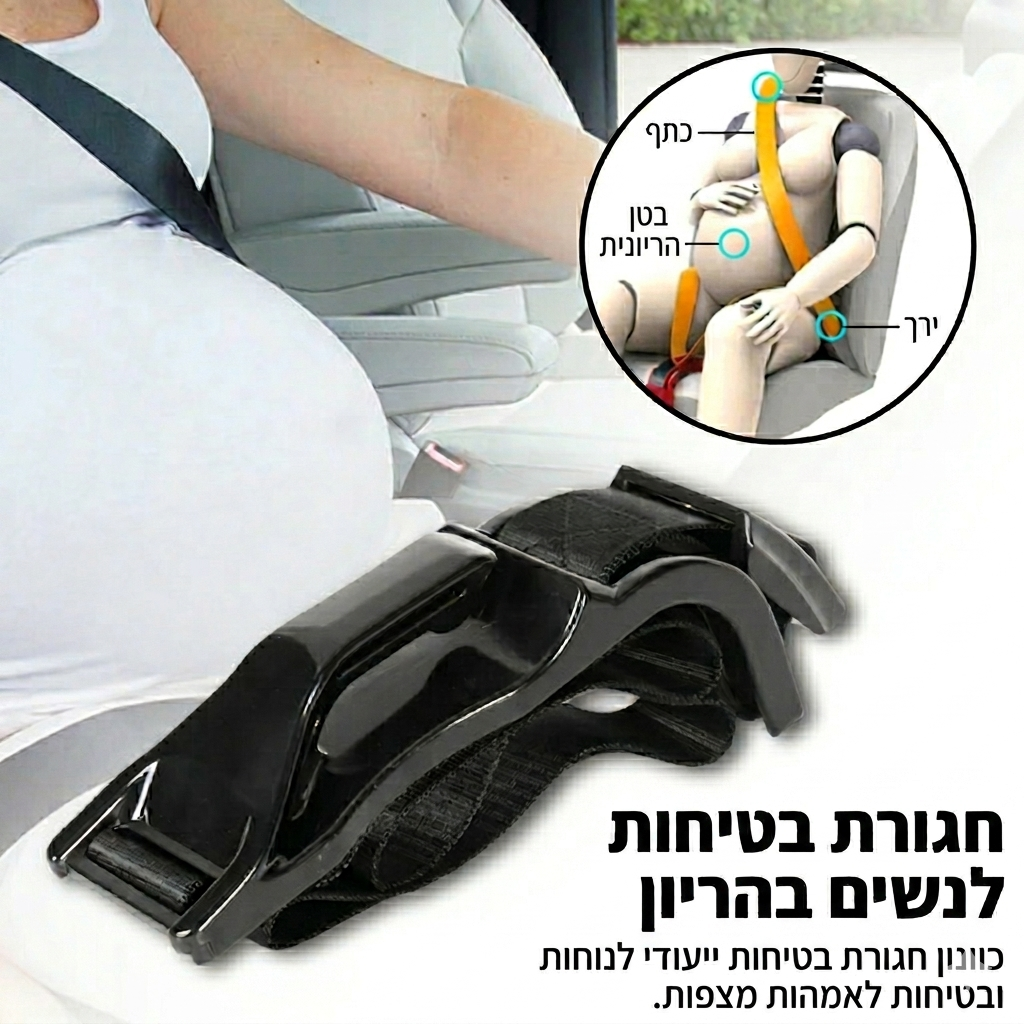SafeRide – נוחות בנסיעה, בלי תחושת לחץ מהחגורה