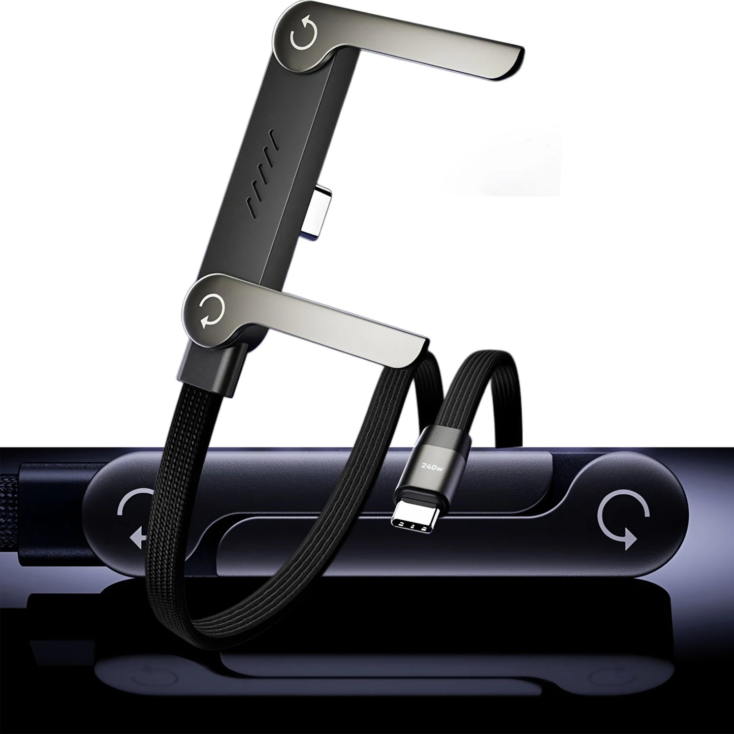 מעמד טעינה מתקפל עם כבל FoldCharge